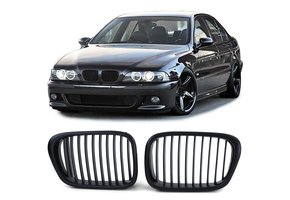 Grill nieren - geschikt voor BMW 5-serie E39 95-03 - Sportieve look - 2 delig