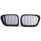 Grill nieren - geschikt voor BMW 5-serie E39 95-03 - Sportieve look - 2 delig