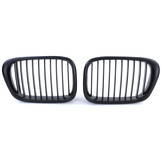 Grill nieren - geschikt voor BMW 5-serie E39 95-03 - Sportieve look - 2 delig