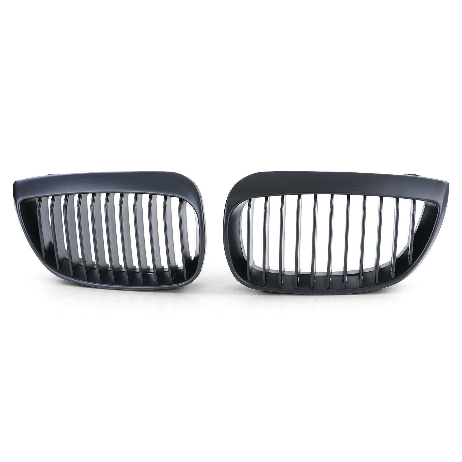 Grill Nieren geschikt voor BMW 1 serie E87 04-07 - Sportieve, verbeterde look - Mat Zwart