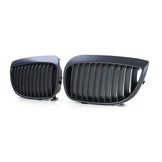 Grill Nieren geschikt voor BMW 1 serie E87 04-07 - Sportieve, verbeterde look - Mat Zwart