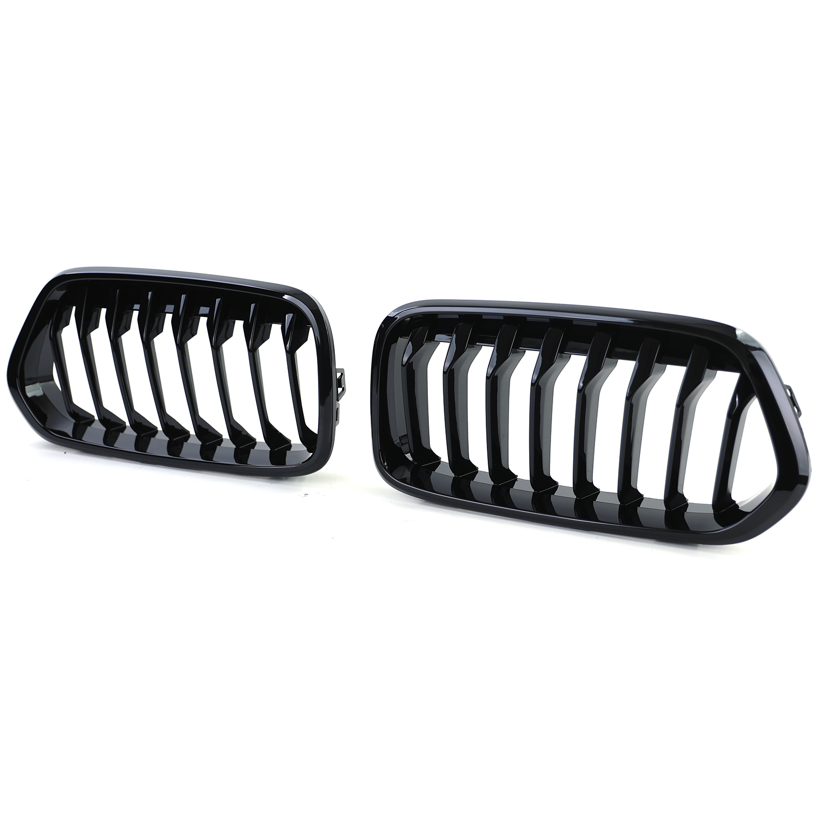 Grill Nieren geschikt voor BMW X2 F39 - Sportieve Look - Zwart Glans