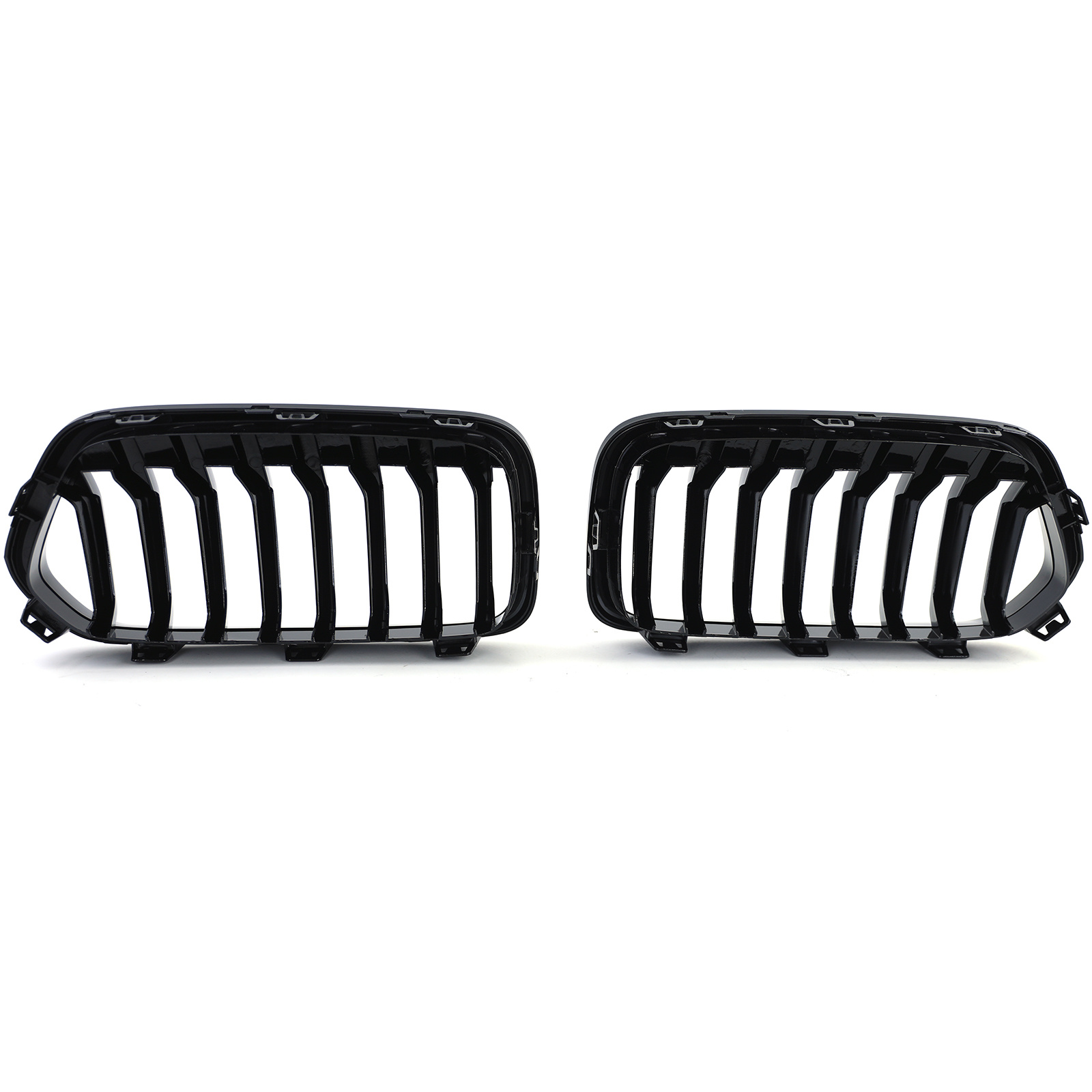 Grill Nieren geschikt voor BMW X2 F39 - Sportieve Look - Zwart Glans