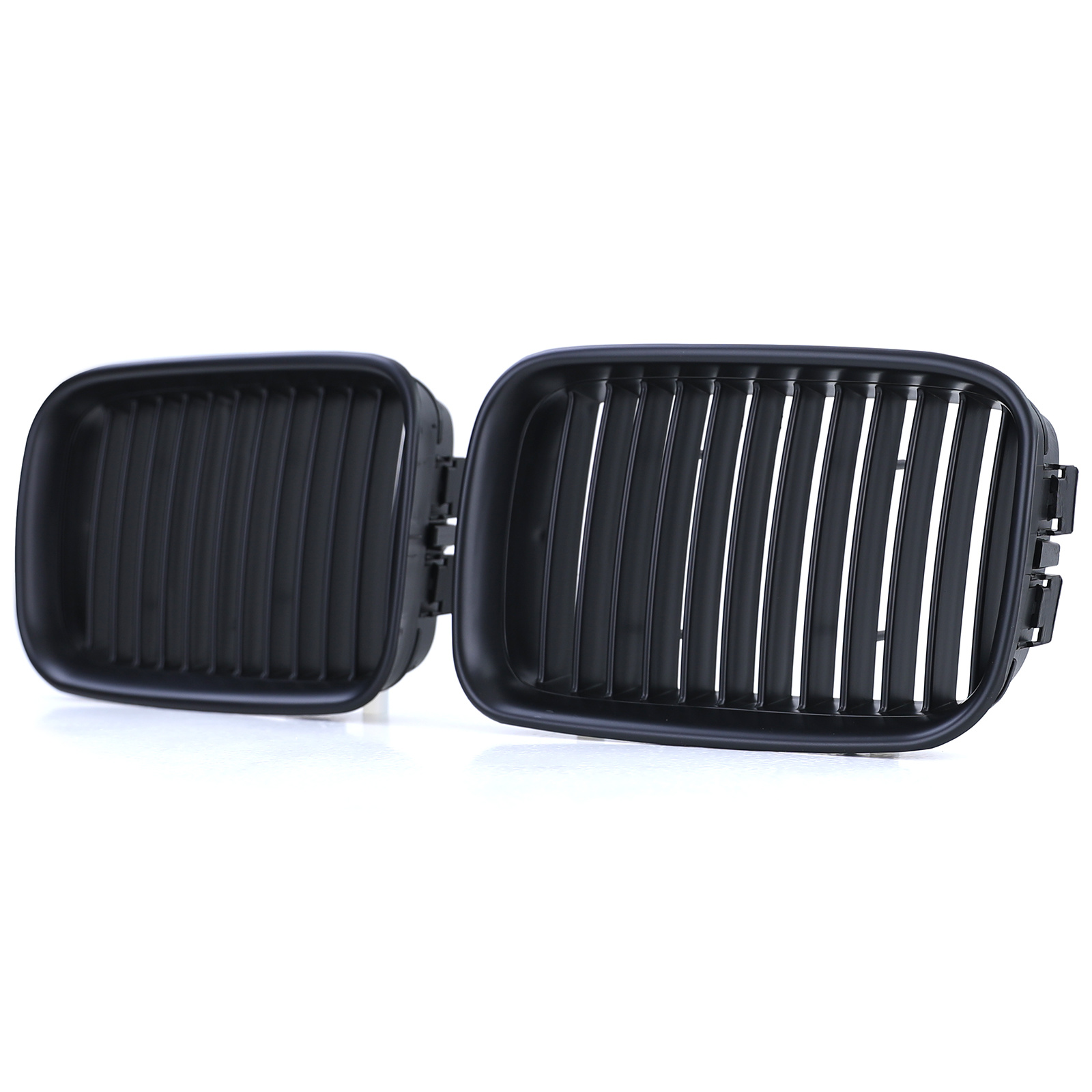 Grill Nieren geschikt voor BMW 3 Serie E36 90-96 - Sportieve look - Zwart Mat