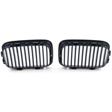 Grill Nieren geschikt voor BMW 3 Serie E36 90-96 - Sportieve look - Zwart Mat