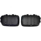 Grill Nieren geschikt voor BMW 3 Serie E36 90-96 - Sportieve look - Zwart Mat