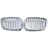 Grill Nieren - geschikt voor BMW 3 Serie E46 Coupe Cabrio 99-03 - Sport Rooster - Chroom