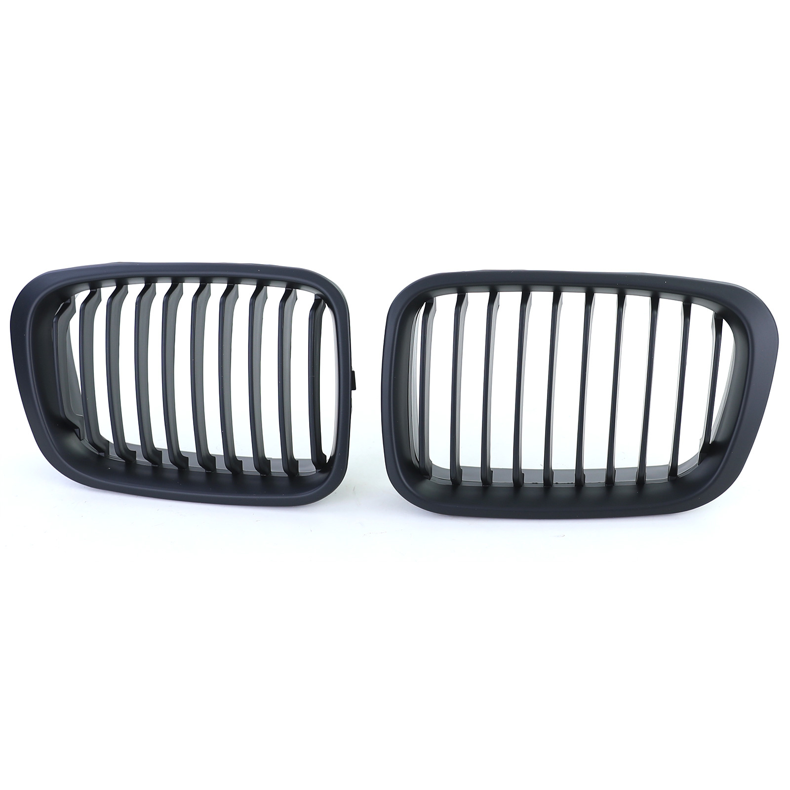 Grill Nieren - geschikt voor BMW 3 Serie E46 Sedan Touring 98-01 - Sportieve Look - Zwart Mat