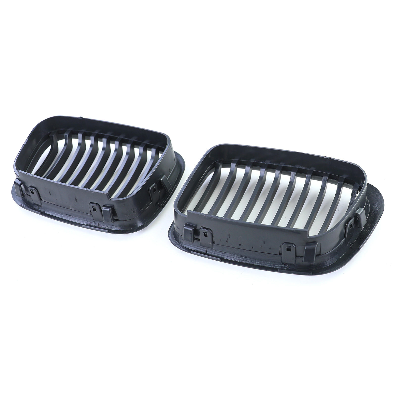 Grill Nieren - geschikt voor BMW 3 Serie E46 Sedan Touring 98-01 - Sportieve Look - Zwart Mat