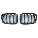 Grill Nieren - BMW 3 Serie E46 Sedan Touring 98-01 - Sportieve Look - Zwart Mat