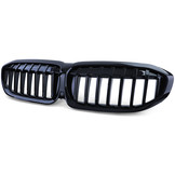 Grill nieren geschikt voor BMW 3 Serie G20 G21 - Sportief design - Zwart glans