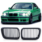 Grill nieren geschikt voor BMW 3 Serie E36 M3 - Sportieve look - Performance zwart mat
