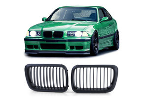 Grill nieren geschikt voor BMW 3 Serie E36 M3 - Sportieve look - Performance zwart mat