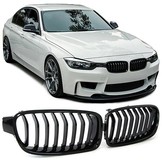Grill Nieren geschikt voor BMW 3 serie F30 F31 11-19 - Sport rooster - Prestaties zwart glans