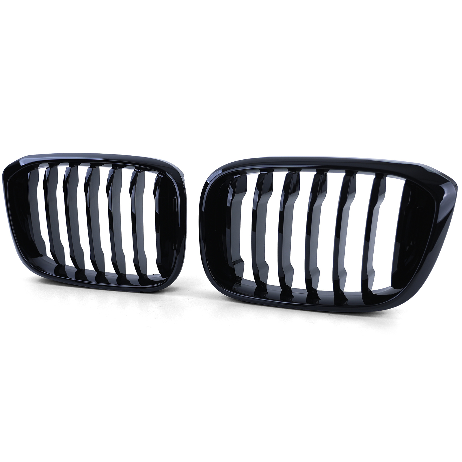 Grill nieren - BMW X3 G01 X4 G02 - sportief uiterlijk - glanzend zwart