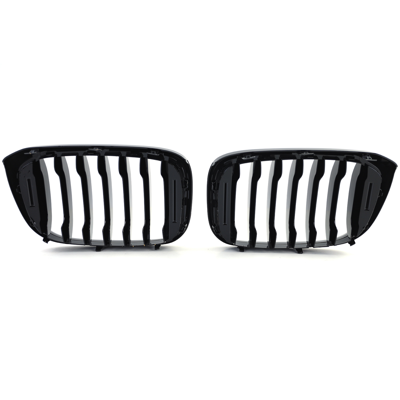 Grill nieren - BMW X3 G01 X4 G02 - sportief uiterlijk - glanzend zwart