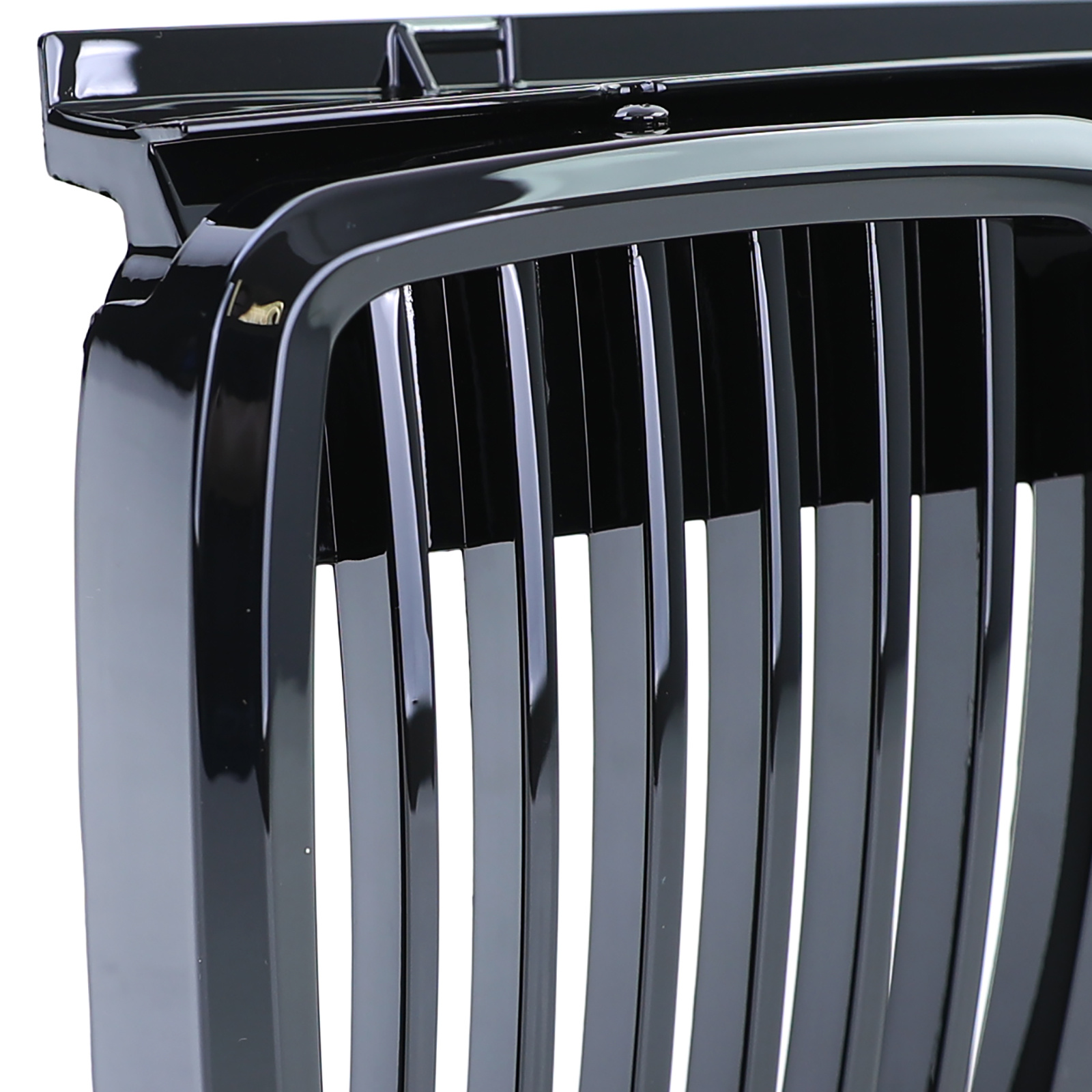 Grill Nieren geschikt voor BMW 3-serie E30 82-94 - Sport rooster - Zwart Glans