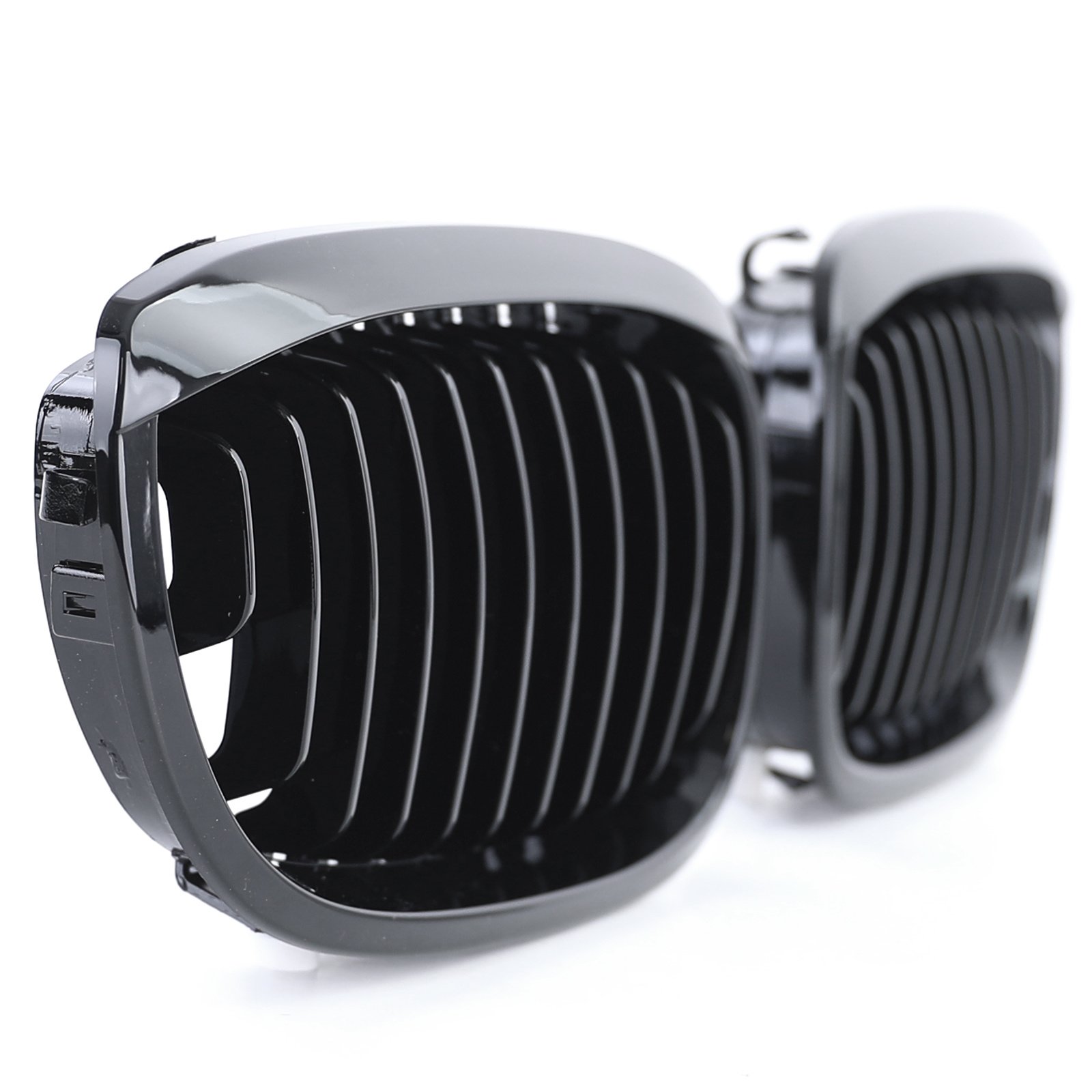 Grill Nieren - BMW 3 Serie E46 Coupe Cabrio 03-07 - Sport Performance - Zwart Glans
