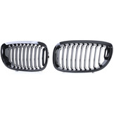 Grill Nieren - BMW 3 Serie E46 Coupe Cabrio 03-07 - Sport Performance - Zwart Glans