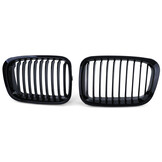 Grill nieren geschikt voor BMW 3 Serie E46 Sedan Touring - Sportieve look - Zwarte glans