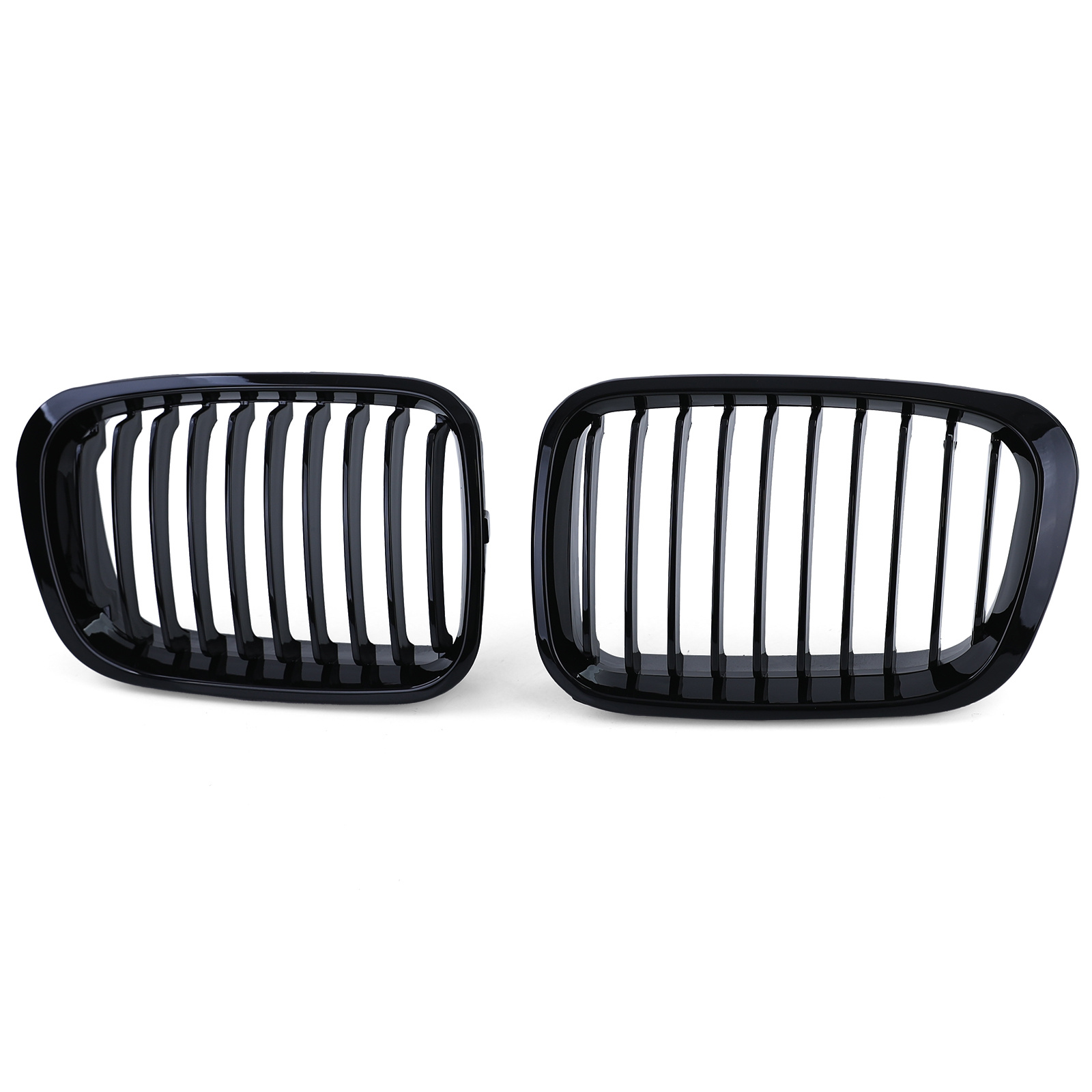 Grill nieren geschikt voor BMW 3 Serie E46 Sedan Touring - Sportieve look - Zwarte glans