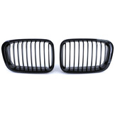 Grill nieren geschikt voor BMW 3 Serie E46 Sedan Touring - Sportieve look - Zwarte glans