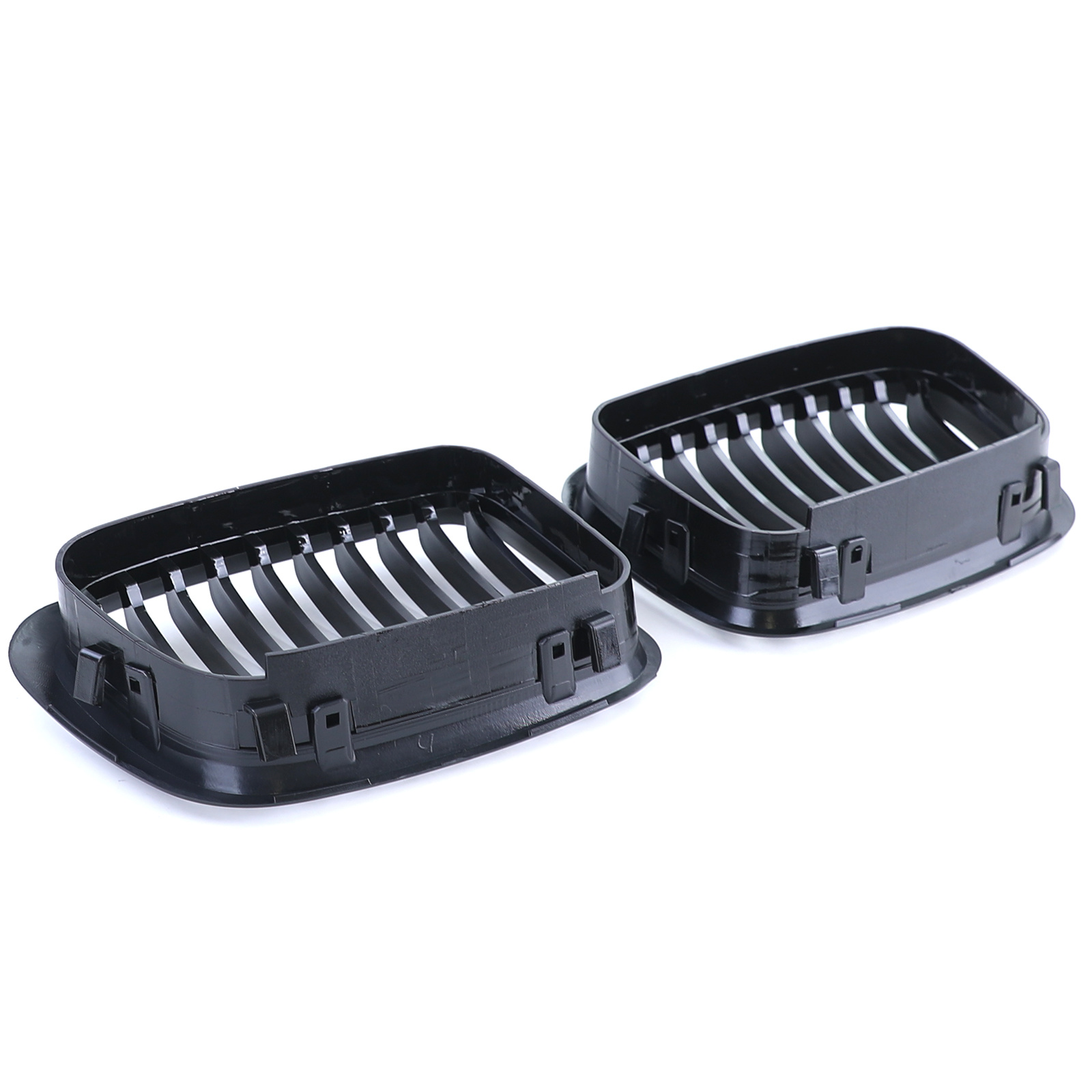 Grill nieren geschikt voor BMW 3 Serie E46 Sedan Touring - Sportieve look - Zwarte glans