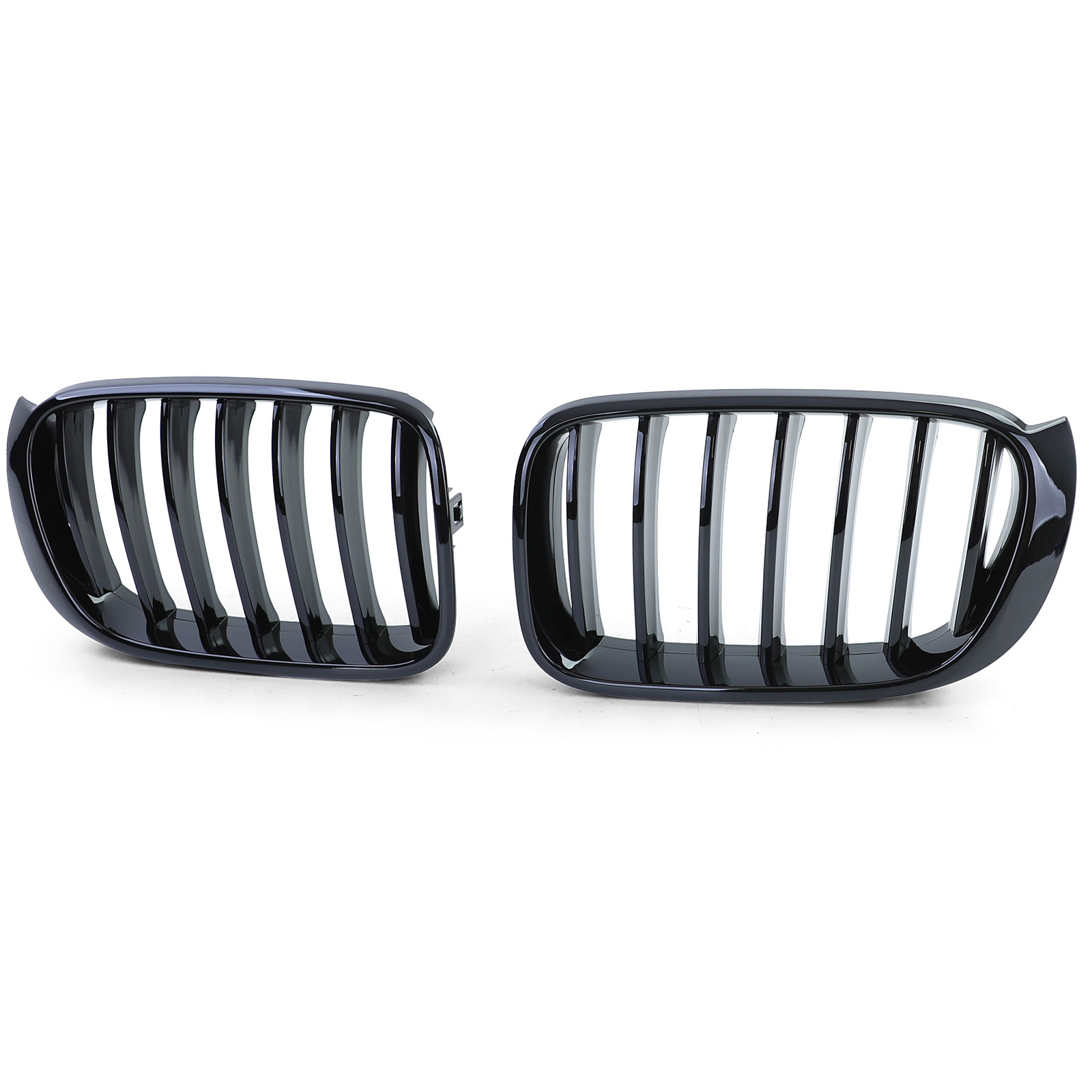Grill Nieren - geschikt voor BMW X3 F25 X4 F26 - Zwarte glans - Sportieve look