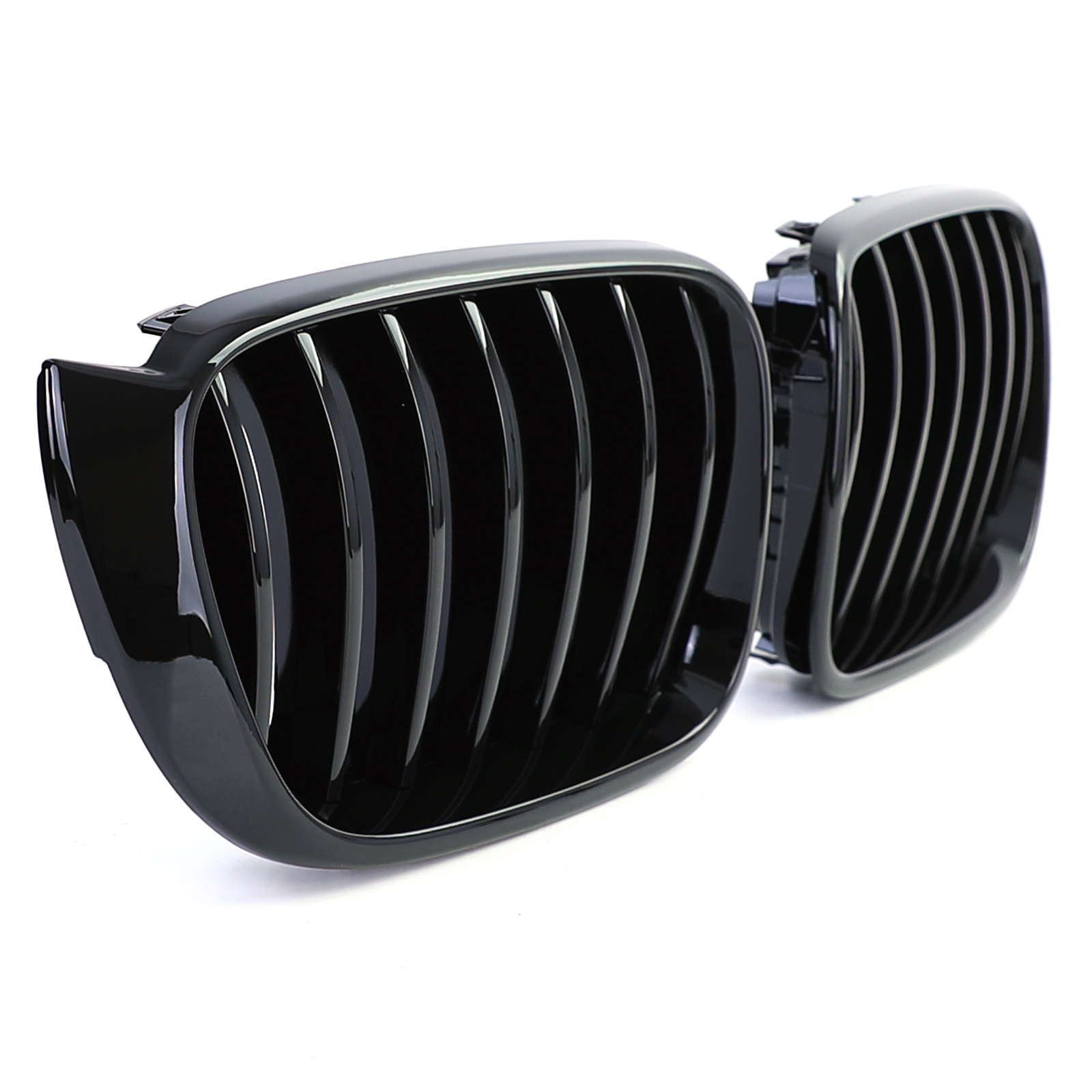 Grill Nieren - geschikt voor BMW X3 F25 X4 F26 - Zwarte glans - Sportieve look