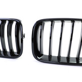 Grill Nieren - BMW X3 F25 X4 F26 - Zwarte glans - Sportieve look