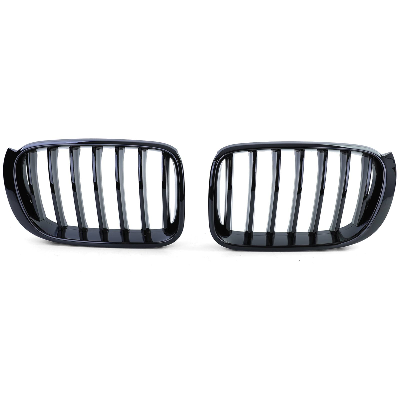 Grill Nieren - geschikt voor BMW X3 F25 X4 F26 - Zwarte glans - Sportieve look