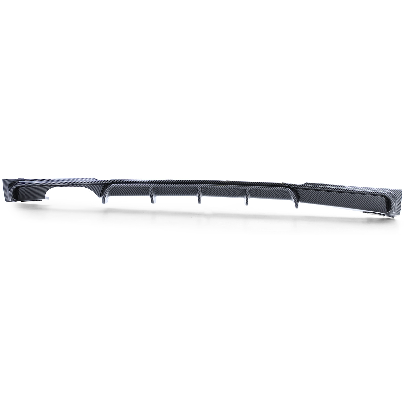 Achterdiffusor - BMW F30 F31 - Carbon-look - Met uitlaatuitsparing | Perf. onderdeel met hoogwaardige afwerking | 100% passend