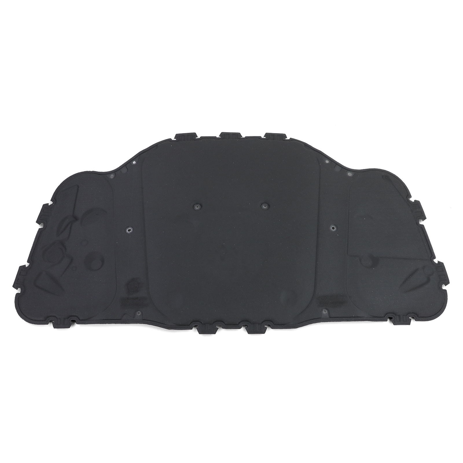 Isolatiemat motorkap geschikt voor BMW 5 Serie E60 E61 02-10 - zwart - Voertuigspecifieke bevestigingsclips