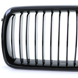 Grill Nieren geschikt voor BMW 3 Serie E36 96-99 - Sportief - Zwart glans
