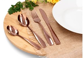 Cook Line - bestekset - 24 delig - rose goud