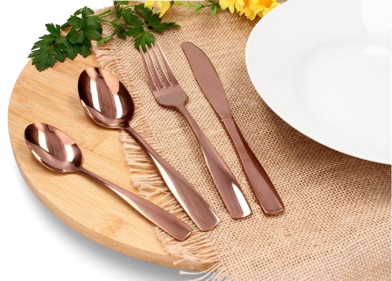 Cook Line - bestekset - 24 delig - rose goud