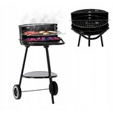 Garden Line - BBQ - grill - ⌀ 40,5 cm - met wielen - zwart