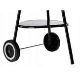 Garden Line - BBQ - grill - ⌀ 40,5 cm - met wielen - zwart