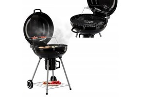 Garden Line - BBQ - grill - ⌀ 57 cm - met thermometer - zwart