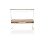 Bureau - dubbele werkruimte - 139x140x60 cm - wit