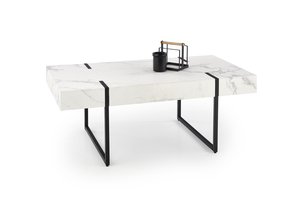 BLANCA - salontafel - rechthoekig - 110x43x60cm - zwart wit