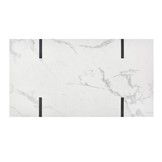 BLANCA - salontafel - rechthoekig - 110x43x60cm - zwart wit