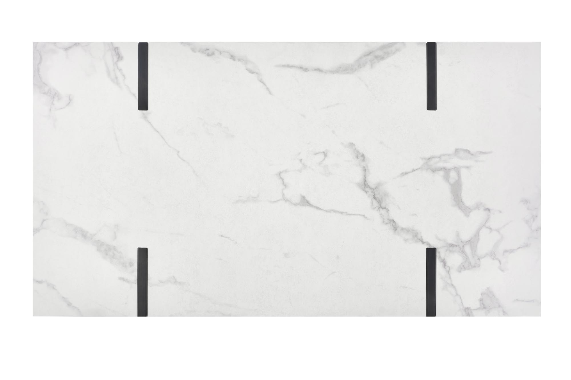 BLANCA - salontafel - rechthoekig - 110x43x60cm - zwart wit