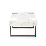 BLANCA - salontafel - rechthoekig - 110x43x60cm - zwart wit