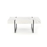 BLANCA - salontafel - rechthoekig - 110x43x60cm - zwart wit