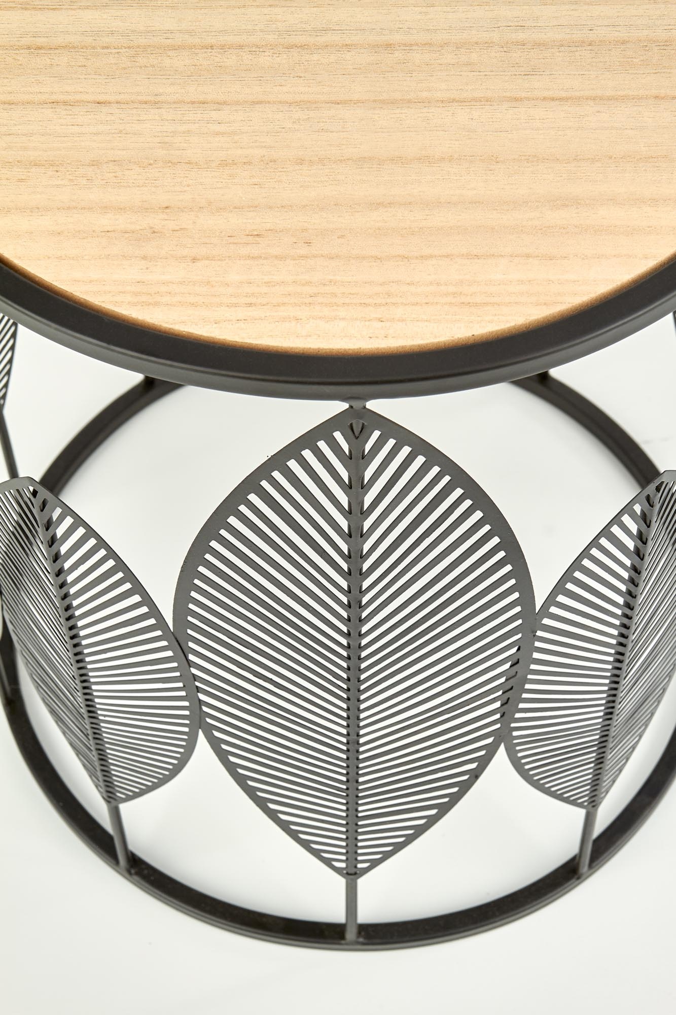 FOLLA - salontafel - set van 2 - 40x45x40 cm - zwart