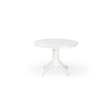 GLOSTER - eettafel - hout - rond - ø106x75 cm - wit