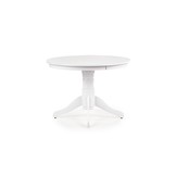 GLOSTER - eettafel - hout - rond - ø106x75 cm - wit