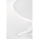 GLOSTER - eettafel - hout - rond - ø106x75 cm - wit