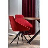 LOCARNO - eettafel - glas - rond - 170x90x75 cm